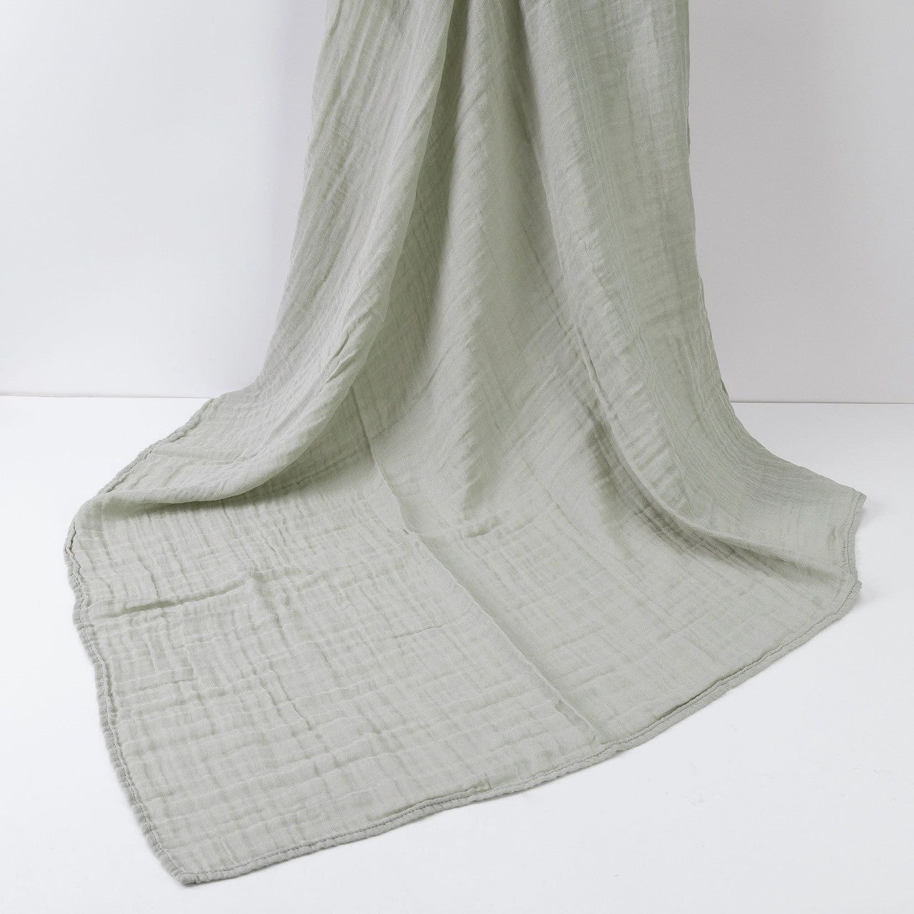 [100x100] Kain Bedong Muslin Polos Bayi | Baby Swaddle Muslin Bamboo | Selimut Bayi Catalog QUIN NAT