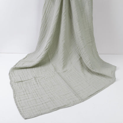 [100x100] Kain Bedong Muslin Polos Bayi | Baby Swaddle Muslin Bamboo | Selimut Bayi Catalog QUIN NAT