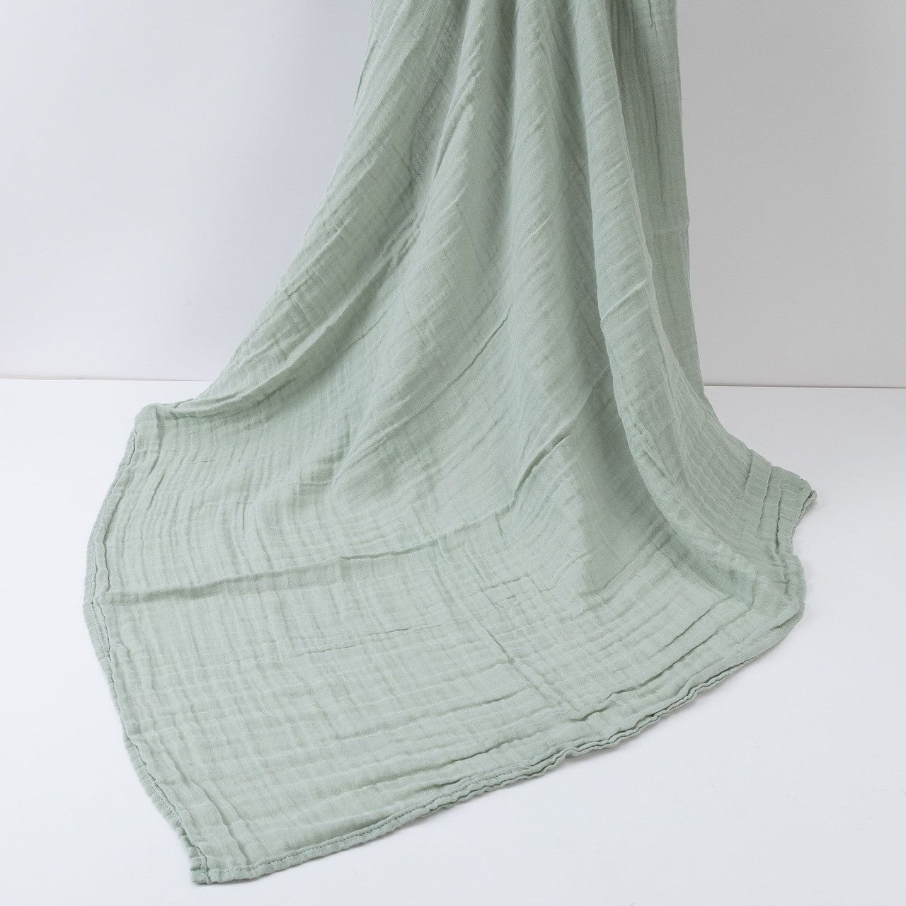 [100x100] Kain Bedong Muslin Polos Bayi | Baby Swaddle Muslin Bamboo | Selimut Bayi Catalog QUIN NAT