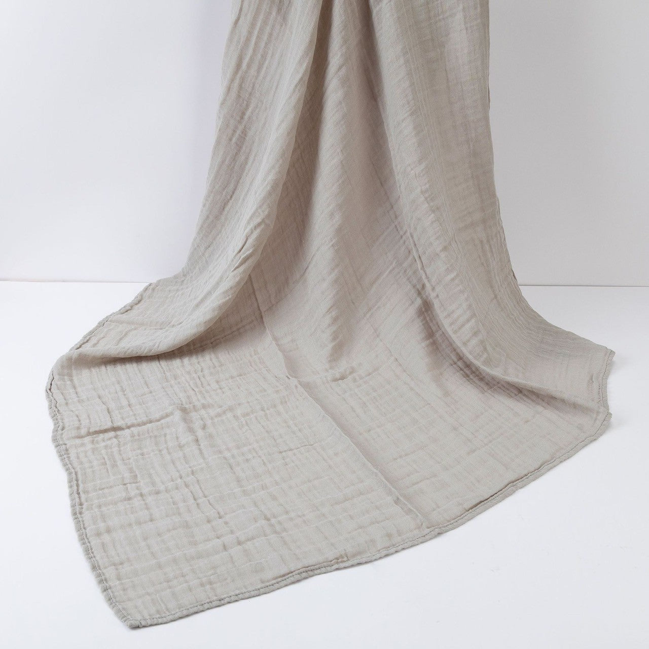 [100x100] Kain Bedong Muslin Polos Bayi | Baby Swaddle Muslin Bamboo | Selimut Bayi Catalog QUIN NAT