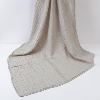 [100x100] Kain Bedong Muslin Polos Bayi | Baby Swaddle Muslin Bamboo | Selimut Bayi Catalog QUIN NAT