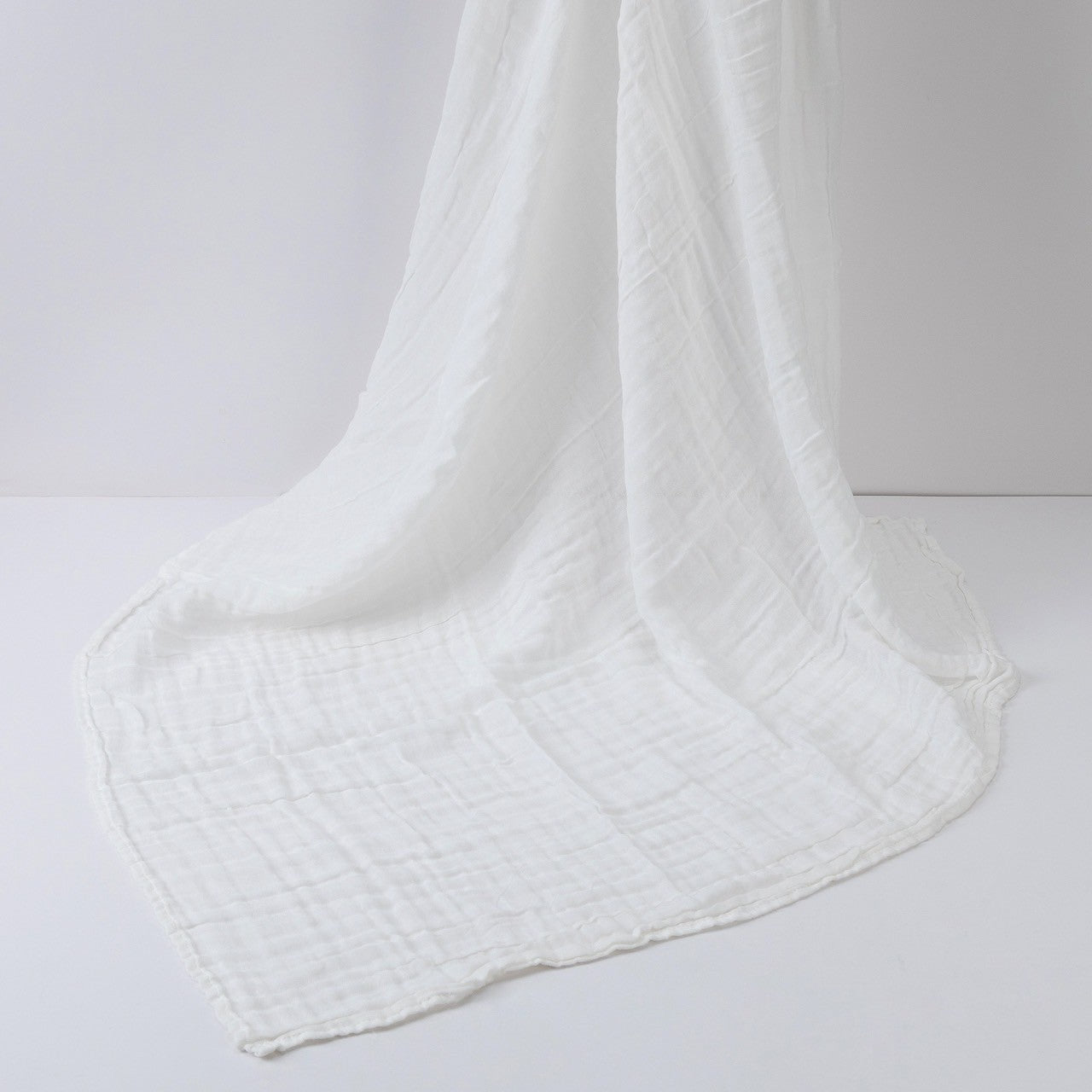 [100x100] Kain Bedong Muslin Polos Bayi | Baby Swaddle Muslin Bamboo | Selimut Bayi Catalog QUIN NAT