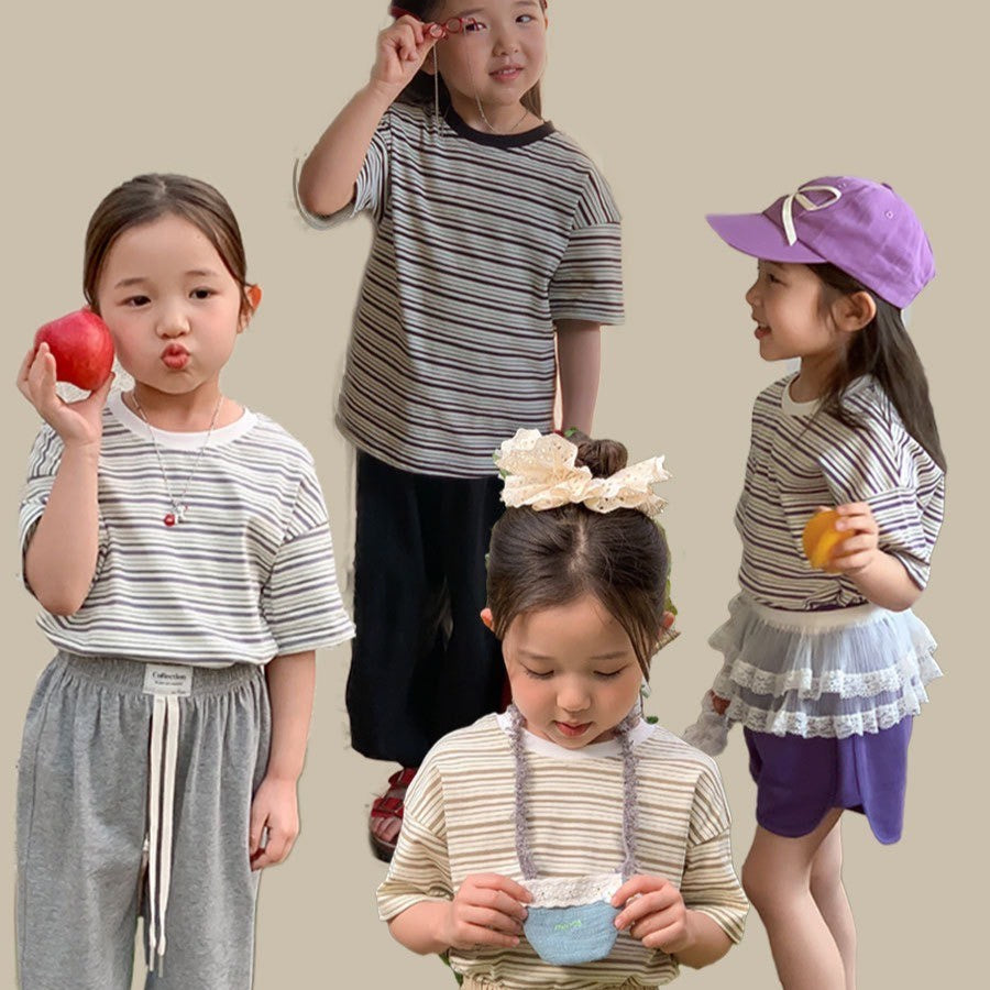 2-6 thn || ATASAN BAJU KAOS BASIC CASUAL BAYI PAKAIAN ANAK PEREMPUAN catalog NXTY TBR