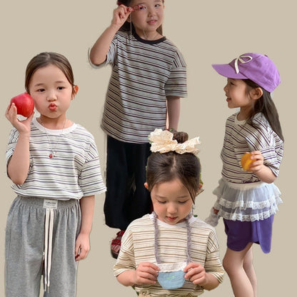 2-6 thn || ATASAN BAJU KAOS BASIC CASUAL BAYI PAKAIAN ANAK PEREMPUAN catalog NXTY TBR