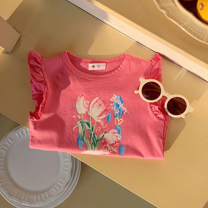 2-6 thn || ATASAN BAJU KAOS BASIC CASUAL BAYI PAKAIAN ANAK PEREMPUAN catalog NXTY TBU