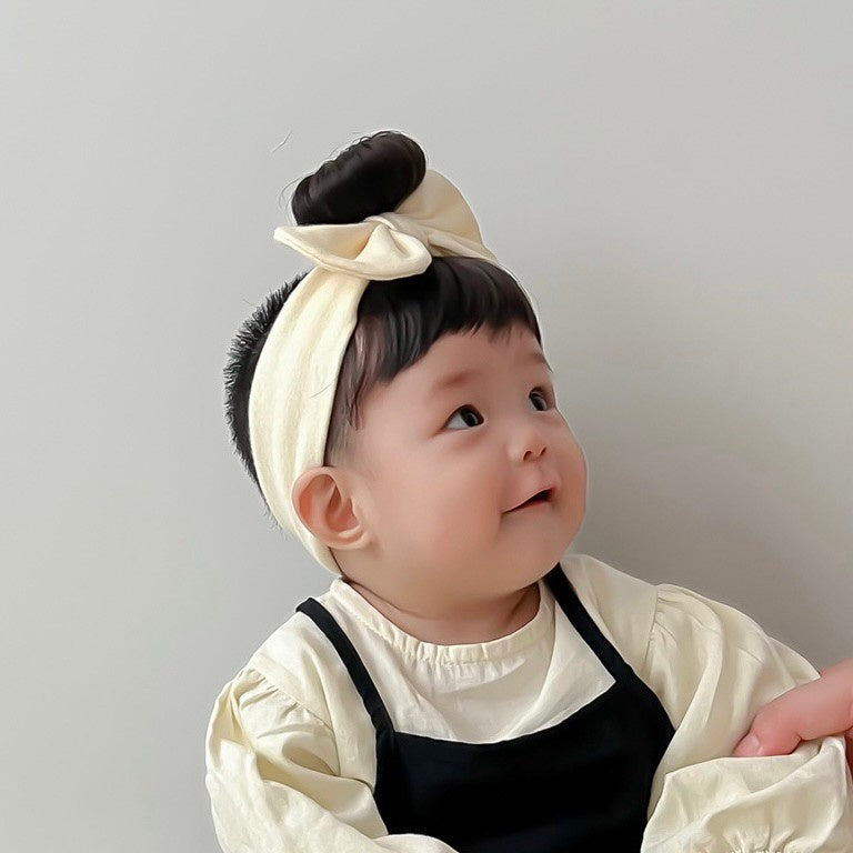 0-3 thn || Bandana Wig Korea Poni Rambut Palsu Topi Cepol Bayi Newborn Anak Catalog JNWG WC