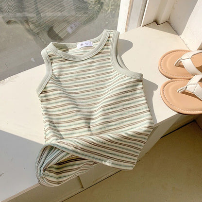 2-6 thn || ATASAN BAJU KAOS TANPA LENGAN PAKAIAN ANAK PEREMPUAN catalog NXTY TBY