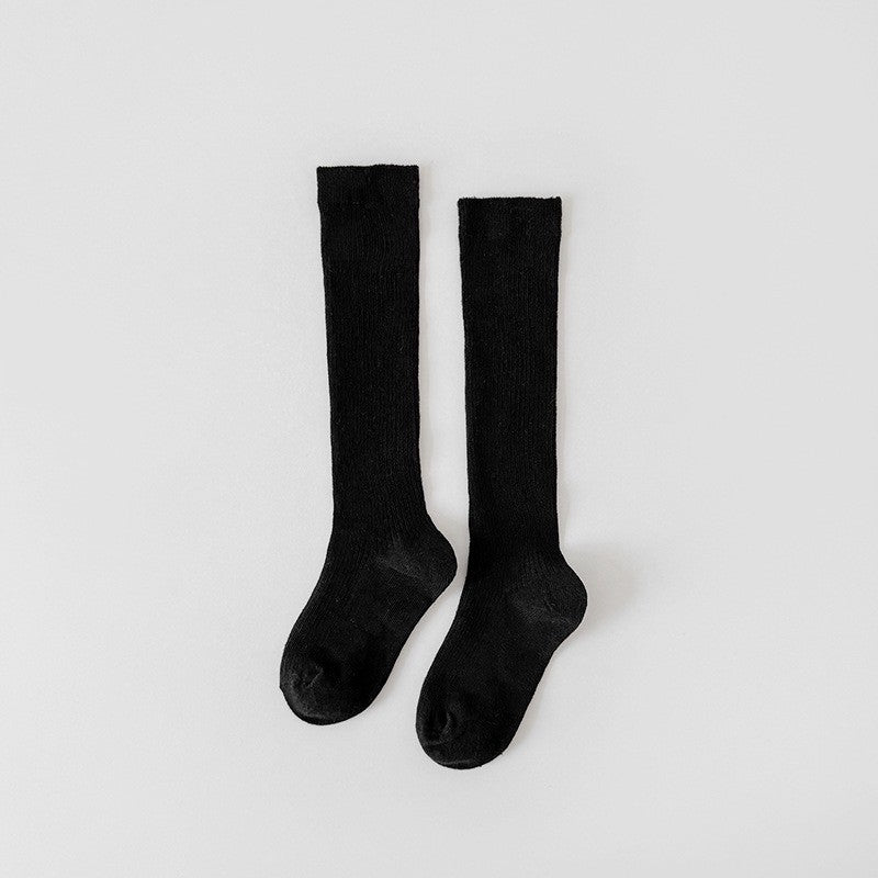 3-8 thn | KAOS KAKI ANAK SEKOLAH HITAM PUTIH IMPOR SOCKS LUCU UNISEX Catalog QN QES