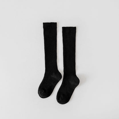 3-8 thn | KAOS KAKI ANAK SEKOLAH HITAM PUTIH IMPOR SOCKS LUCU UNISEX Catalog QN QES