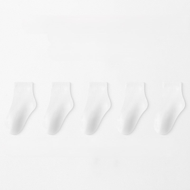 [5 PSG] 3-9 thn | KAOS KAKI ANAK SEKOLAH HITAM PUTIH IMPOR SOCKS LUCU UNISEX Catalog QN QET