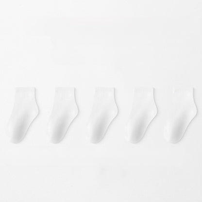 [5 PSG] 3-9 thn | KAOS KAKI ANAK SEKOLAH HITAM PUTIH IMPOR SOCKS LUCU UNISEX Catalog QN QET