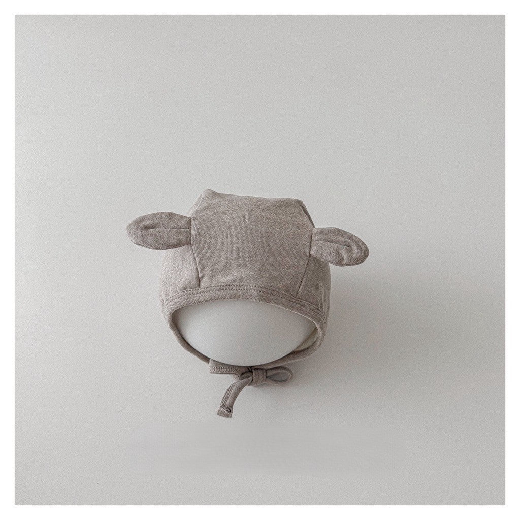 0-2 thn || Topi Bonnet Polos Bayi Newborn Anak Baby Emen Anak Impor Catalog OIMG OGG