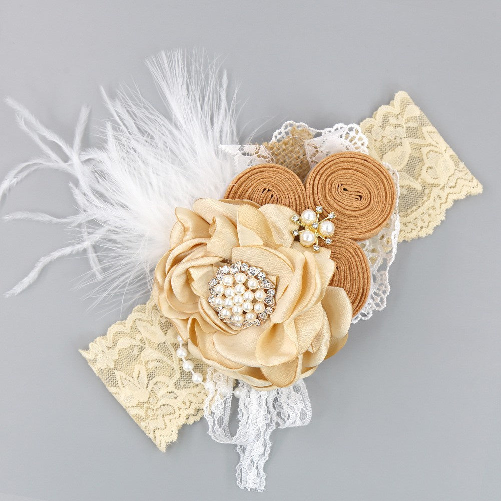 Bandana bayi lace renda brukat headband import pita anak perempuan catalog QUIN NL