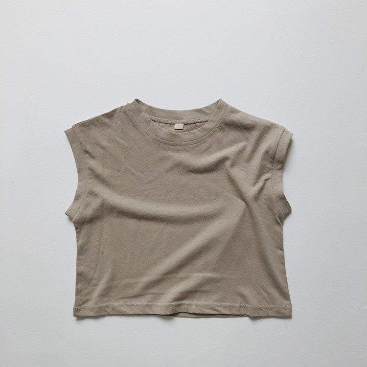 1-5thn | Tshirt Kaos Korea Basic Oblong Kutang Anak Laki-laki Pakaian Bayi KQHZ catalog KBA