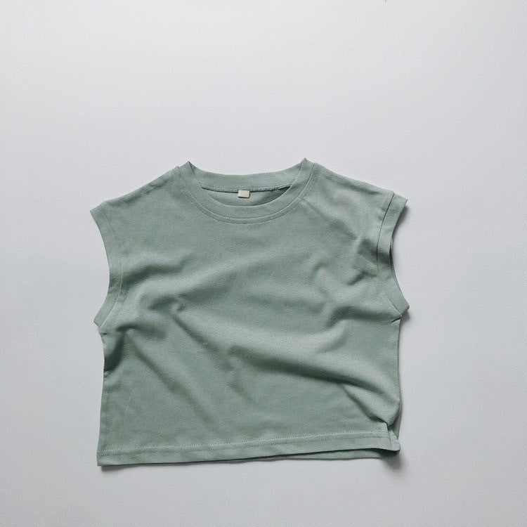 1-5thn | Tshirt Kaos Korea Basic Oblong Kutang Anak Laki-laki Pakaian Bayi KQHZ catalog KBA