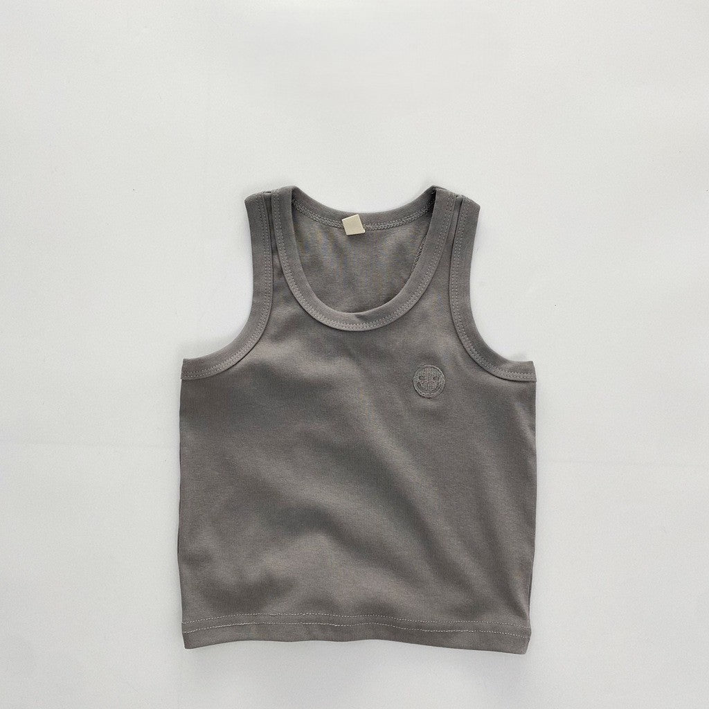 1-5thn | Tshirt Kaos Korea Singlet Basic Oblong Kutang Anak Laki-laki Pakaian Bayi KQHZ catalog KBD