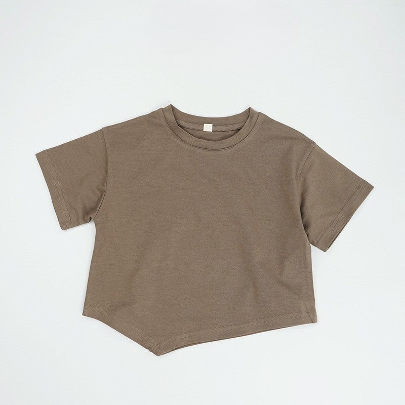 1-5thn | Tshirt Kaos Korea Basic Lengan Pendek Anak laki-laki Pakaian Bayi KQHZ catalog KBE