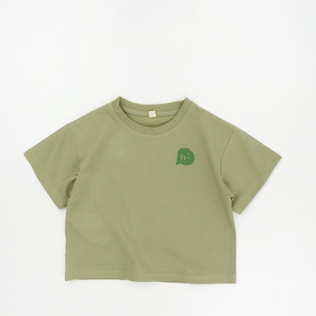 1-5thn | Tshirt Kaos Korea Basic Lengan Pendek Unisex Pakaian Bayi KQHZ catalog KBF