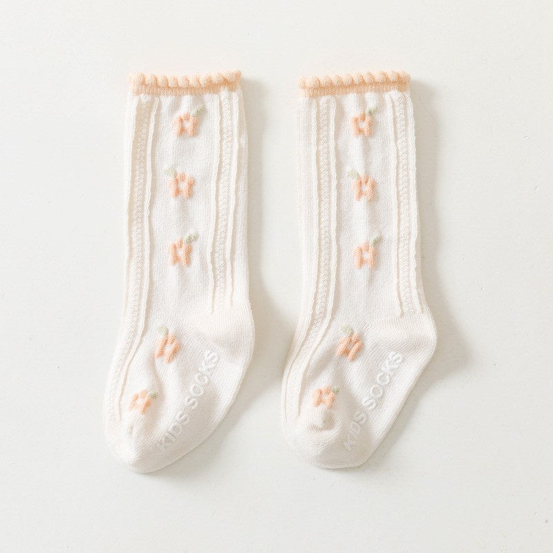 0-3 thn | KAOS KAKI RUFFLE BAYI ANAK IMPOR NEWBORN SOCKS PEREMPUAN catalog QN QBC