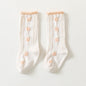 0-3 thn | KAOS KAKI RUFFLE BAYI ANAK IMPOR NEWBORN SOCKS PEREMPUAN catalog QN QBC