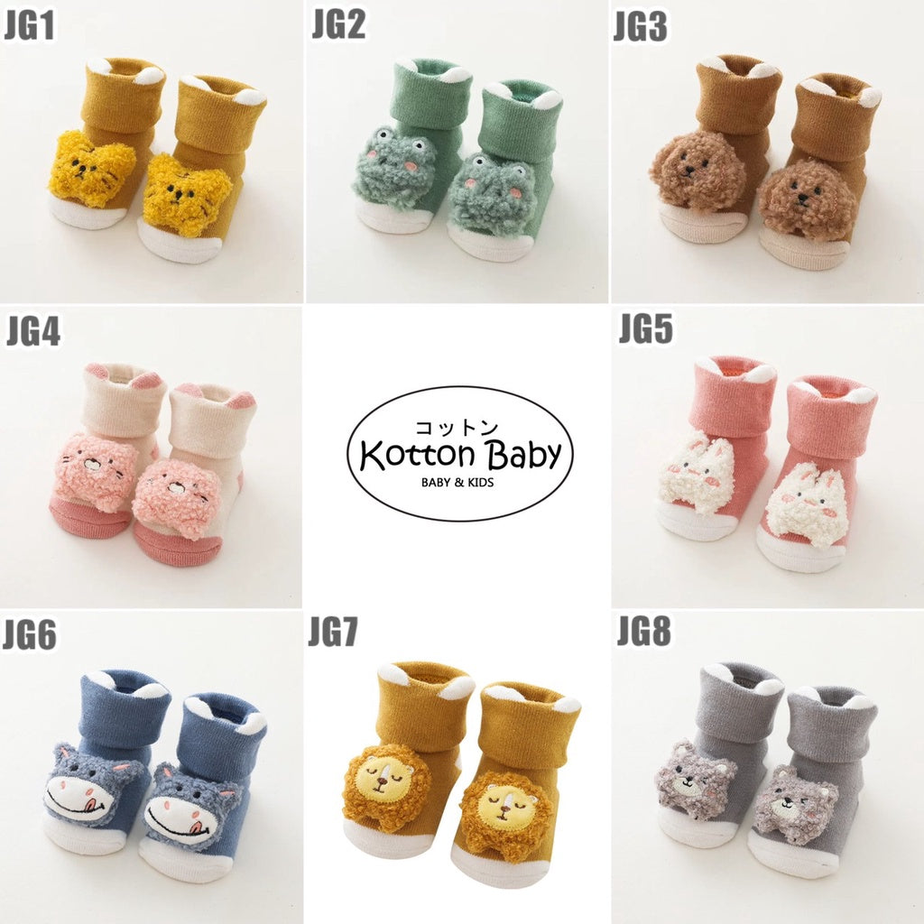 0-3 thn | KAOS KAKI BAYI ANAK IMPOR NEWBORN SOCKS LUCU KARAKTER KARTUN jczz catalog JG