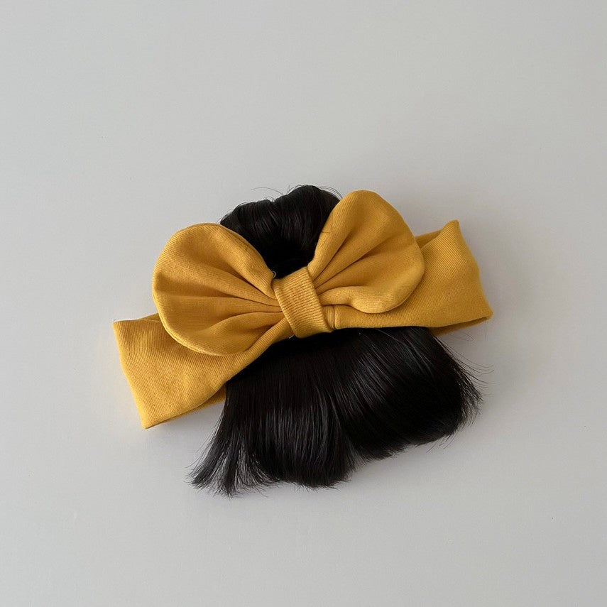 0-3 thn || Bandana Wig Korea Poni Rambut Palsu Topi Cepol Bayi Newborn Anak Catalog JNWG WC