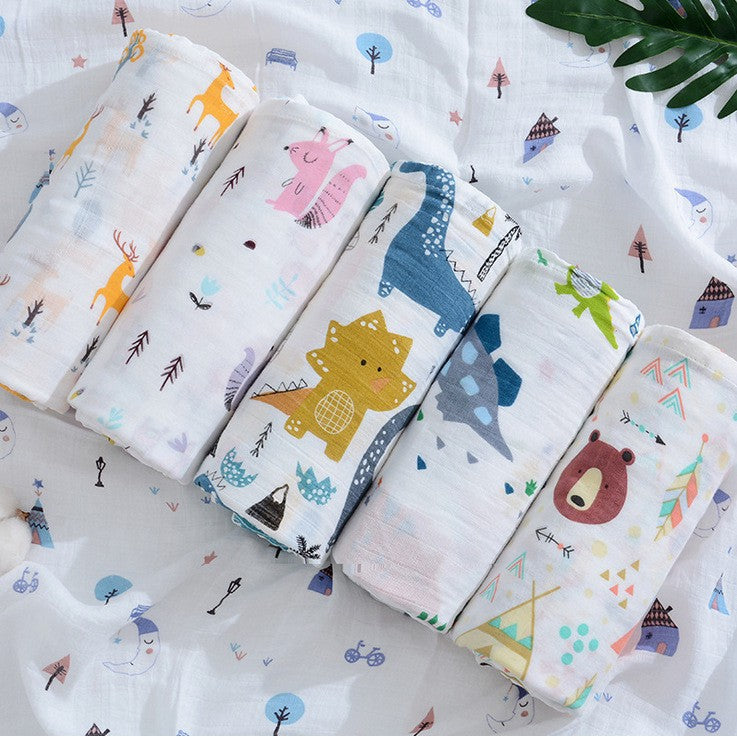 [120x110] Kain Bedong Muslin Bayi | Baby Swaddle Muslin Bamboo | Selimut Bayi Catalog DE