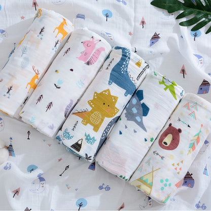 [120x110] Kain Bedong Muslin Bayi | Baby Swaddle Muslin Bamboo | Selimut Bayi Catalog DE