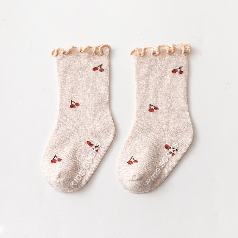 0-3 thn | KAOS KAKI BAYI ANAK IMPOR NEWBORN SOCKS PEREMPUAN catalog QN QE