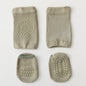 [2in1] 0-3 thn | KAOS KAKI + KNEE PAD ALAS LUTUT BAYI ANAK IMPOR NEWBORN SOCKS PELINDUNG catalog QN QAJ