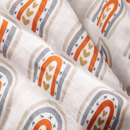 (120x110cm) Kain Bedong Muslin Bayi | Baby Swaddle Muslin Bamboo | Selimut Bayi Catalog G