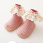 0-2 thn KAOS KAKI RUFFLE LACE ANTI SLIP PREWALKER SEPATU BAYI ANAK SHOES catalog NMBB FB