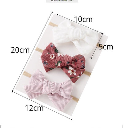 (set 3pcs) Bandana bayi headband premium import pita anak perempuan catalog jbay JB L