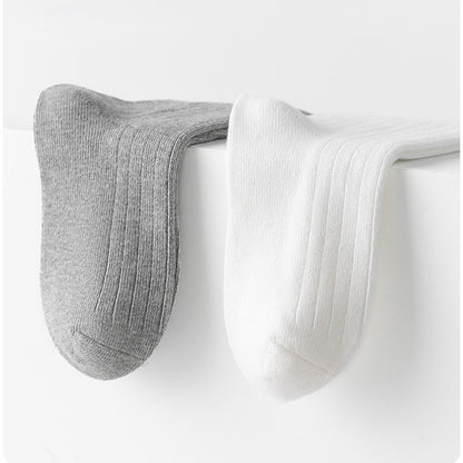 [5 PSG] 3-9 thn | KAOS KAKI ANAK SEKOLAH HITAM PUTIH IMPOR SOCKS LUCU UNISEX Catalog QN QET