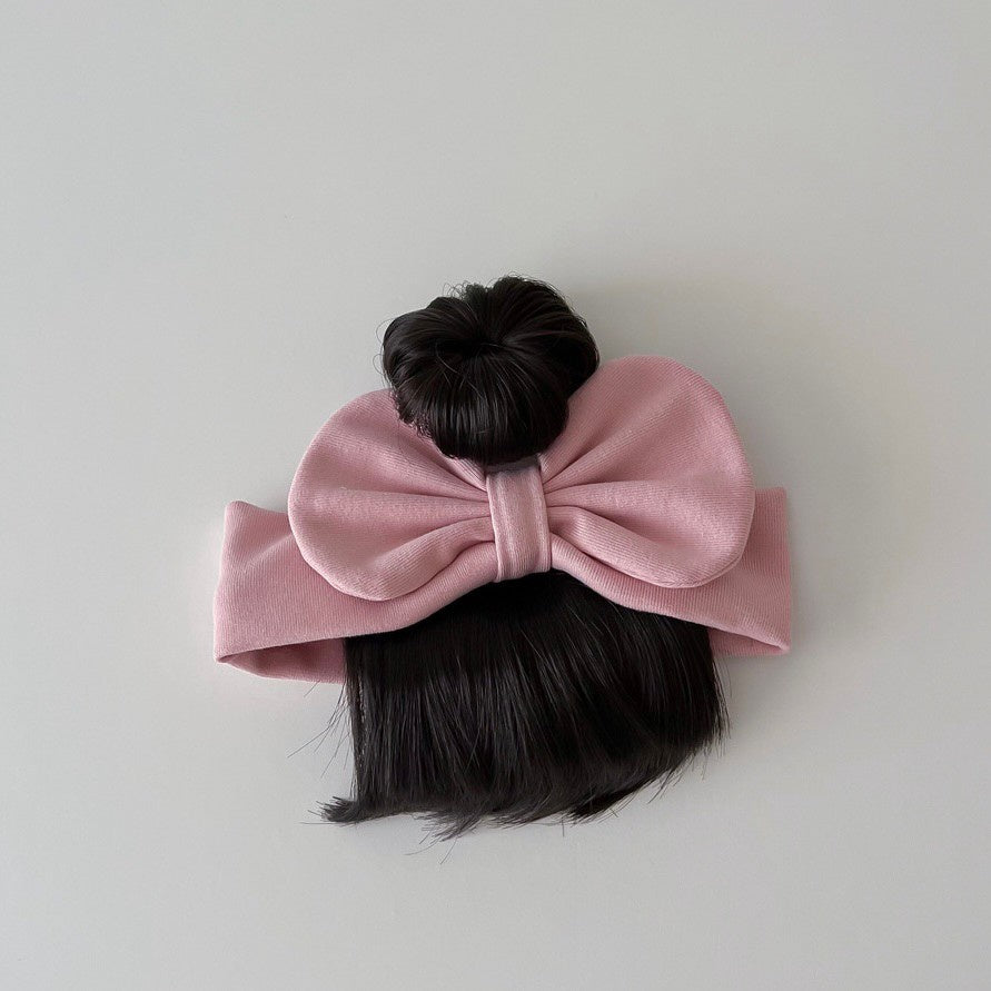 0-3 thn || Bandana Wig Korea Poni Rambut Palsu Topi Cepol Bayi Newborn Anak Catalog JNWG WC