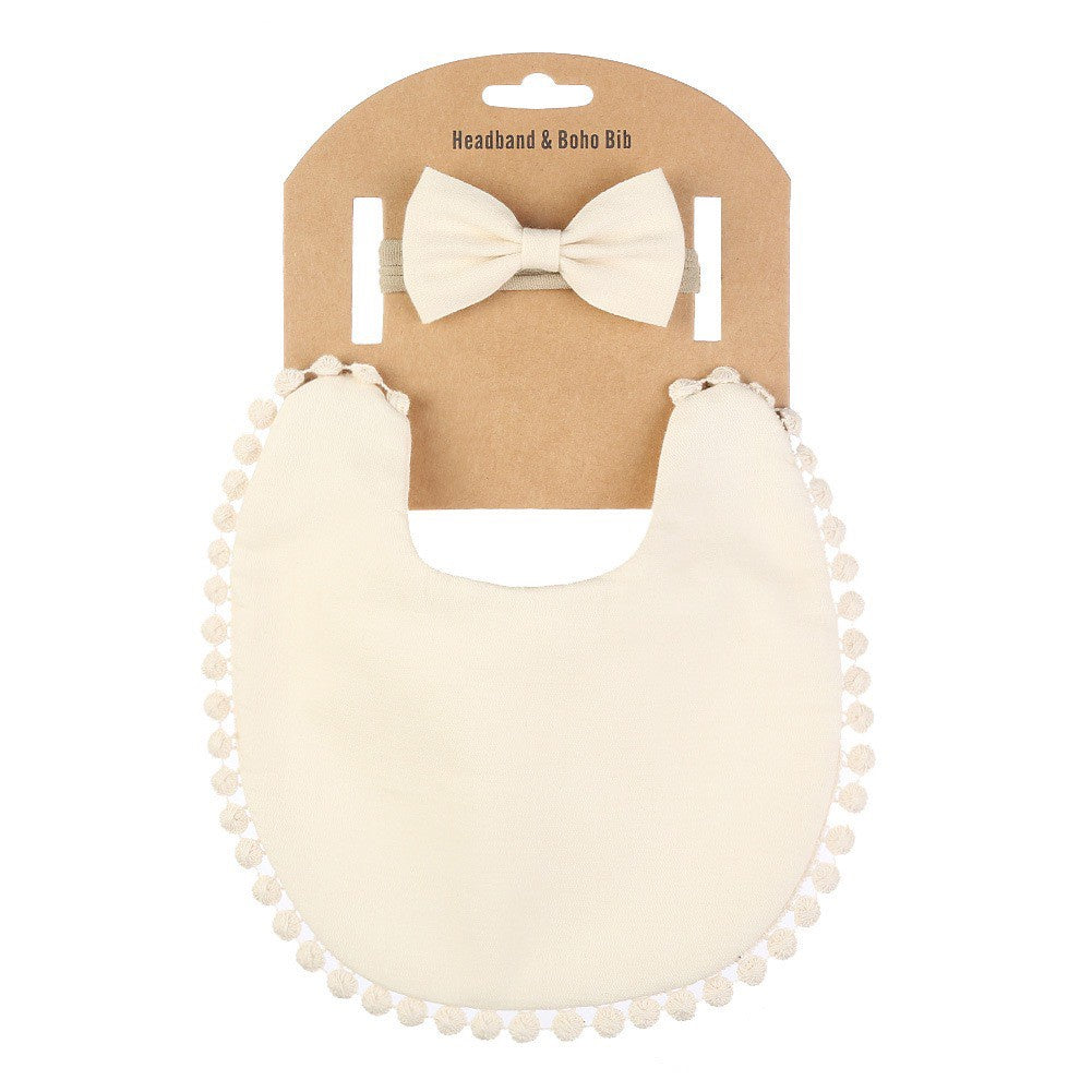 1 BANDANA + 1 BIB | SLABBER PITA HEADBAND BAYI SET CELEMEK TATAKAN LIUR ANAK catalog QUIN NG
