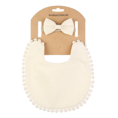 1 BANDANA + 1 BIB | SLABBER PITA HEADBAND BAYI SET CELEMEK TATAKAN LIUR ANAK catalog QUIN NG