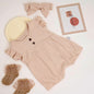TINYME (free bandana) 0-12bln JUMPER RUFFLE BASIC BAYI | JUMPSUIT ROMPER BAJU PAKAIAN ANAK BABY catalog TMTM Ariel