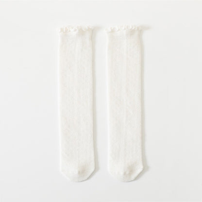 0-3 thn | KAOS KAKI PANJANG BAYI ANAK IMPOR NEWBORN SOCKS PEREMPUAN catalog QN QAD