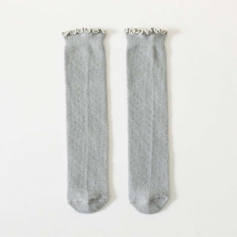 0-3 thn | KAOS KAKI PANJANG BAYI ANAK IMPOR NEWBORN SOCKS PEREMPUAN catalog QN QAD