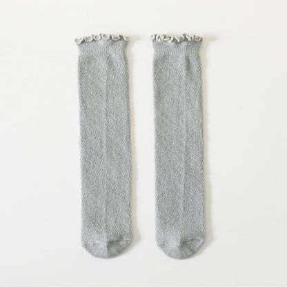 0-3 thn | KAOS KAKI PANJANG BAYI ANAK IMPOR NEWBORN SOCKS PEREMPUAN catalog QN QAD