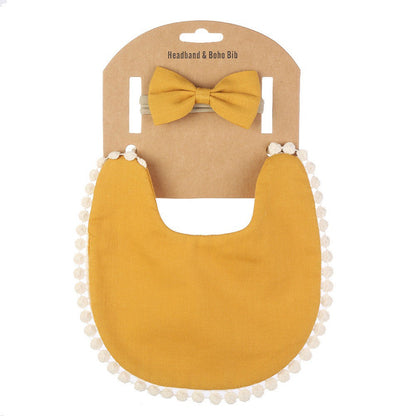 1 BANDANA + 1 BIB | SLABBER PITA HEADBAND BAYI SET CELEMEK TATAKAN LIUR ANAK catalog QUIN NG