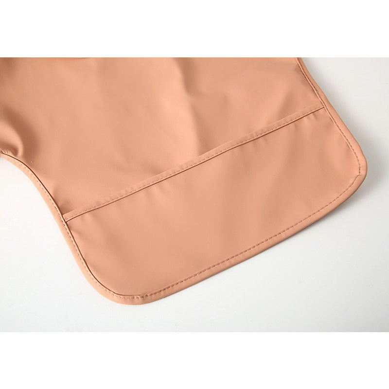 BIB BAYI BAJU BLW LENGAN PANJANG / BABY SILICONE CELEMEK MAKAN MPASI / SLABBER / TATAKAN AIR LIUR DQIN DC catalog