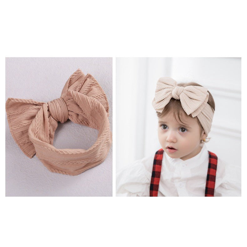 (Big Bow) Bandana bayi headband  jumbo premium import pita anak perempuan catalog jbay JB F