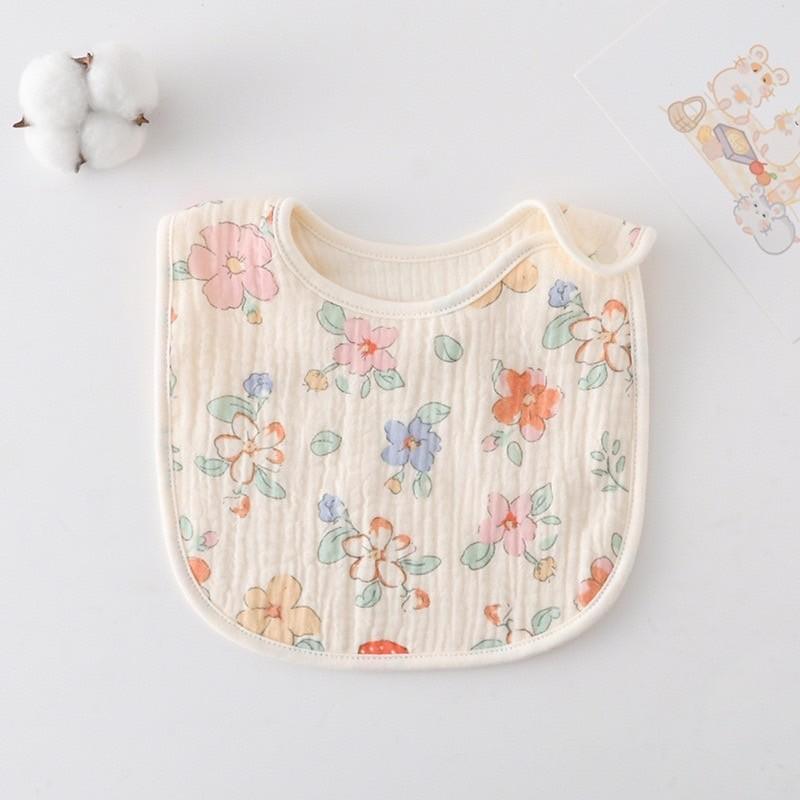 Premium BIB SLABBER BUNGA BAYI SET CELEMEK TATAKAN LIUR ANAK catalog DQIN DQ