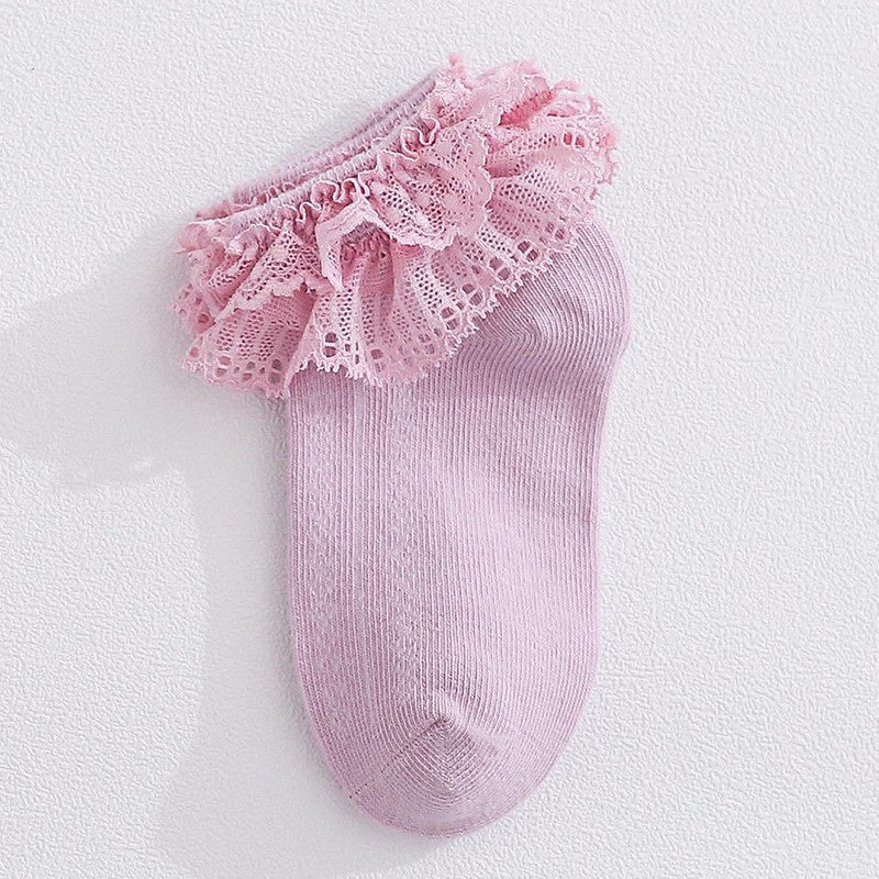 0-3 thn | KAOS KAKI RUFFLE BAYI ANAK IMPOR NEWBORN SOCKS PEREMPUAN catalog QN QY