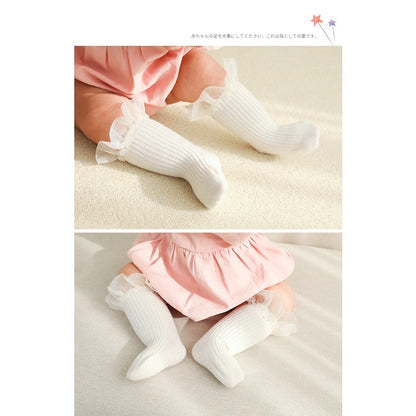 [SALE] 0-1 thn | KAOS KAKI RUFFLE BAYI ANAK IMPOR NEWBORN SOCKS PEREMPUAN catalog QN QD