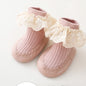 0-2 thn KAOS KAKI RUFFLE LACE ANTI SLIP PREWALKER SEPATU BAYI ANAK SHOES catalog NMBB FB