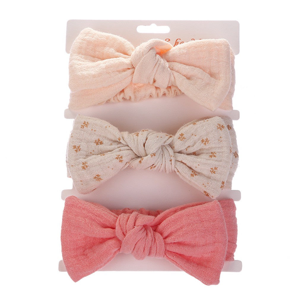 (set 3pcs) ikat rambut scrunchie pita karet rambut anak bayi QUIN CATALOG NN