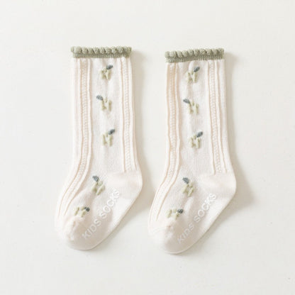0-3 thn | KAOS KAKI RUFFLE BAYI ANAK IMPOR NEWBORN SOCKS PEREMPUAN catalog QN QBC